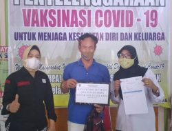 Ketua PWI Ogan Ilir Ajak Wartawan untuk Vaksin Covid19