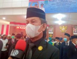 Ketua DPRD OI, Soeharto Pimpin Paripurna Pidato Perdana Bupati Ogan Ilir Masa Jabatan 2021-2026