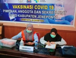 Tidak lolos Screening Kesehatan, 11 Anggota DPRD Jeneponto Gagal di Vaksin