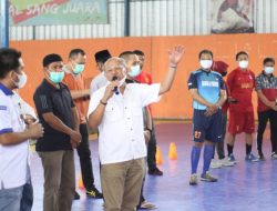 Bupati Jeneponto Monitoring Seleksi Tim Futsal, Jelang Porprov Sulsel 2021