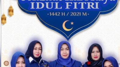 Ucapan Idhul Fitri 1442 Hijrah, Partai Demokrat Cimahi