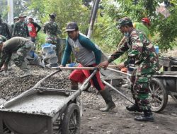 Karya Bakti Wujud Nyata Kemanunggalan TNI Bersama Rakyat