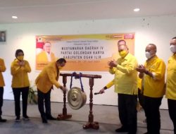 Dodi Reza Buka Musda IV DPD Partai Golkar Kabupaten Ogan Ilir