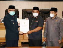 Wabup Sukabumi Hadiri Paripurna DPRD Terkait Pandangan Umum Fraksi Dan Pengambilan Keputusan Raperda