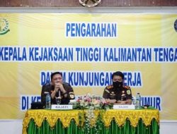 Kajari Barito Timur Terima Kunjungan Kerja Kajati Kalimantan Tengah