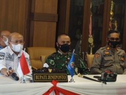 Usai Sudah Kolaborasi TNI, Polri dan Pemkab Jeneponto Tangani Corona