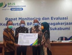 BJPS Kabupaten Sukabumi Berikan Santunan Kematian, Sekda Apresiasi