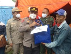 Bencana Alam Pergerakan Tanah, Kapolsek Purabaya Laporkan Perkembangan