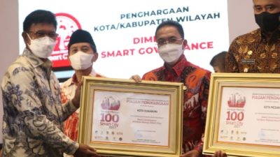 Pemkot.Sukabumi Raih Penghargaan Smart Governance Dari Kemen Kominfo RI