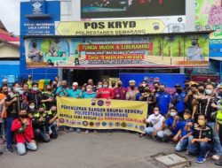 Polrestabes Semarang Gandeng ALL Komunitas Sigap Semarang Kirimkan Baksos Peduli Semeru