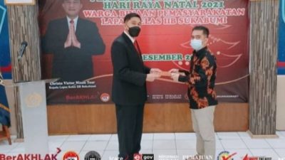 Lapas Sukabumi Berikan Remisi Natal Kepada Satu Orang WBP