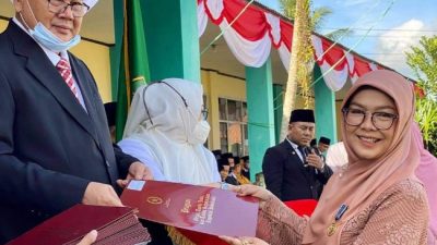 Peringatan Hari Amal Bakti Kemenag ke 76 Tingkat Kabupaten Sukabumi, Diwarnai Penyematan Penghargaan Satya Lencana Kepada 93 Karyawan