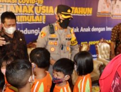 Launching Vaksinasi Merdeka Anak Tingkat Kabupaten Sukabumi Di SDN 3 Palabuhanratu