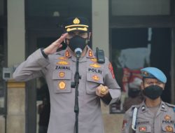 Apel Perdana di Tahun 2022, Kapolres Sukabumi Kota Sampaikan Arahan Pada Apel jam Pimpinan Kepada Anggota