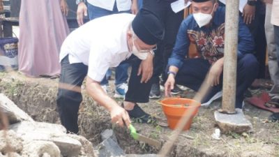 Peletakan Batu Pertama Pembangunan Mesjid Hj.Nursyamsiah Sarro