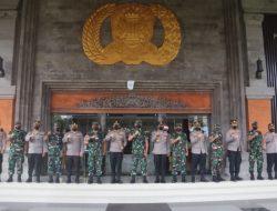 Kapolda Bali Terima Kunjungan Kehormatan Pangdam IX/Udayana