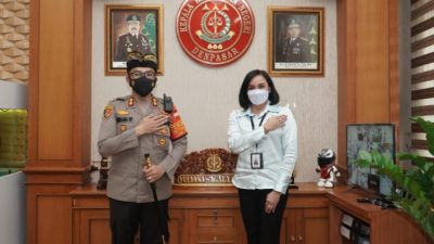 Kapolresta Denpasar Kunjungi Kajari Denpasar, Tingkatkan Sinergitas Penegakan Hukum