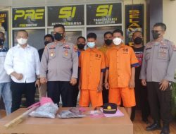Polsek Tanjung Raja Press Rillis Kasus Pembunuhan