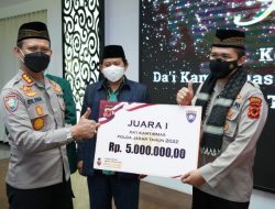 “Raih Juara 1 Lomba Da’i Kamtibmas Tingkat Polda Jabar”, Polres Sukabumi Kota Siap Keliling Sampaikan Syiar Islam