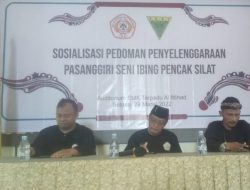 IPSI Kab.Sukabumi Gelar Sosialisasi Pedoman Penyelenggaraan Pasanggiri Seni Ibing Pencak Silat