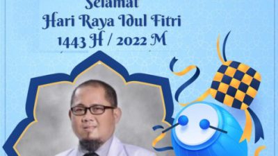 Ucapan Hari Raya Idul Fitri 1443 H, Direktur Utama BLUD RSU Kota Banjar