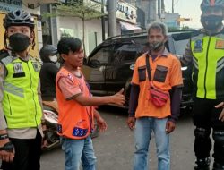 Tim Patroli Sepatu Roda Polres Banjar, Imbauan Prokes dan Antisipasi Tindak Kejahatan