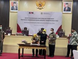 DPRD Ogan Ilir Rakor Dengar Pendapat Program KPK Terintegrasi Tahun 2022