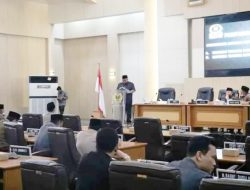 Bupati Sukabumi Sampaikan Jawaban Atas Pandangan Umum Fraksi Tentang Dua Raperda