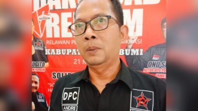 Andri Egot Terpilih Menjadi Ketua Repdem Sukabumi Pada Rakercab
