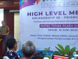 Sekda Ciamis Hadiri Acara High Level Meeting Bersama Bank Indonesia