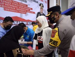Polres Sukabumi Kota Gelar Bakti Kesehatan Serentak Jelang Hari Bhayangkara Ke-76