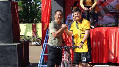 Funbike Semarak Bhayangkara Polres Sukabumi, Banjir Hadiah