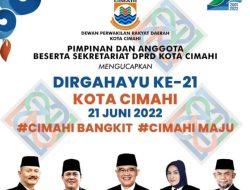 Iklan Ucapan DPRD Kota Cimahi, HUT Kota Cimahi Ke-21
