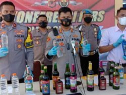 Jelang Hari Raya Idul Adha, Polres Sukabumi Amankan Ribuan Botol Miras