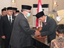 Bupati Sukabumi Hadiri Paripurna DPRD Dengan Agenda PAW Dan Perubahan KUA- PPAS 2022