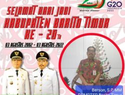 Ucapan HUT Bartim Ke-20, Oleh Kepala DPMPTSP Barito Timur