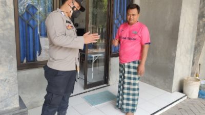 Polsek Karangawen Laksanakan Patroli Dialogis Sampaikan Pesan Kamtibmas