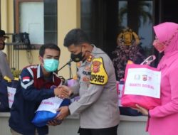 Para Sopir Ambulance Dapat Bansos dari Polres Sukabumi