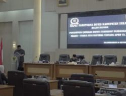 Bupati Sukabumi Sampaikan Jawaban Atas Pandangan Umum Fraksi Terkait Raperda APBD 2023