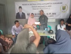 Reses III Anggota DPRD Kabupaten Sukabumi Asal Dapil I Palabuhanratu, Badri Suhendi Bakal Akomodir Aspirasi Masyarakat