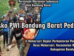 Peduli Kemanusiaan, PWI KBB Buka Posko Bencana Gempa Cianjur