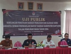 KPU Bantaeng Gelar Uji Publik Rancangan Penataan Dapil dan Alokasi Kursi di Kab.Bantaeng Sul-Sel