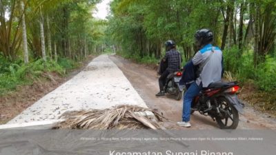 Dewan Kecewa Jalan Cor Beton Tanjung Serian Tidak Diselesaikan