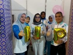 Meriahkan Ogan Ilir Expo 2023, PWI OI Kerjasama dengan Stand Diskominfo Bagikan 190 Balon kepada Pengunjung