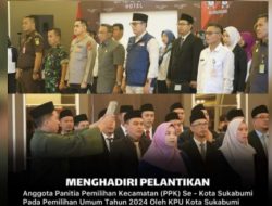 KPU Kota Sukabumi Melantik 35 Orang Anggota PPK