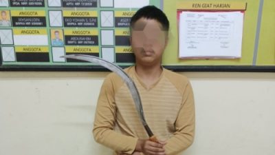 Polsek Warudoyong Sukabumi Tangkap Terduga Pelaku Kasus Pembacokan
