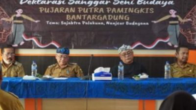 Deklarasi Sanggar Seni, Wakil Bupati Sukabumi “Budaya Sunda Harus Tetap Lestari”