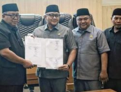DPRD Kab.Sukabumi Gelar Rapat Paripurna Penetapan Raperda Lahan Pertanian Dan Penyelengaraan Ketertiban Umum
