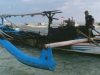 POL AIRUD Sukabumi Evakuasi Kapal Nelayan Terbakar di Perairan Tegalbuleud