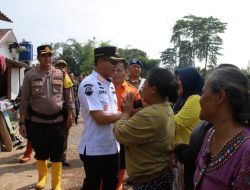 Bupati DS Bersama Kapolresta Bandung tinjau lokasi Banjir di Majalaya, ini pesannya